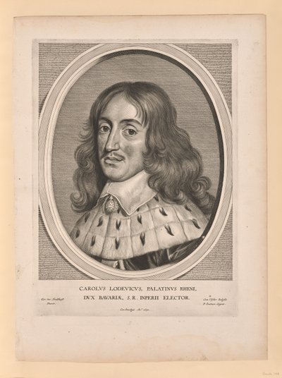 Charles Louis, Pfalzgraf, aus Effigies Variae... von Cornelis Visscher