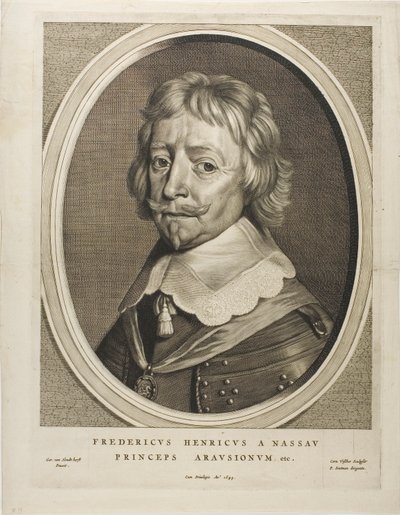Frederic Henry, Prinz von Oranien, aus Neun Porträts von Cornelis Visscher