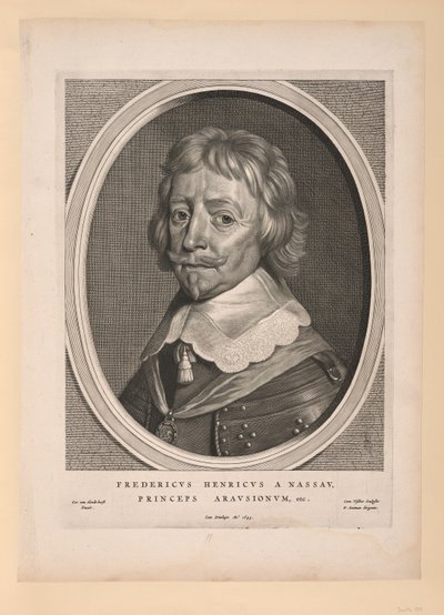 Frederick Henry, Prinz von Oranien, aus Neun Porträts von Cornelis Visscher