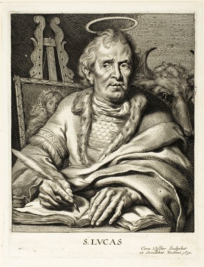 Sankt Lukas von Cornelis Visscher