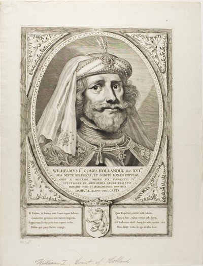 Wilhelm I., aus Principes Hollandiae, Zelandiae, et Frisiae von Cornelis Visscher