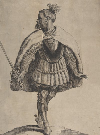 Svevus, aus der Serie Peplus, sive Gothorum, Heruolorum von Cornelis de Visscher