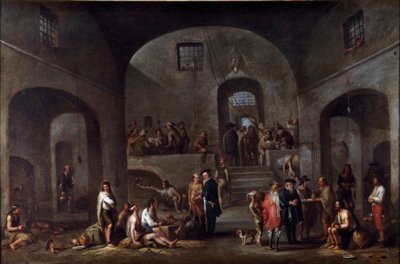 Die sieben Werke der Barmherzigkeit: „Der Besuch der Gefangenen“ von Cornelis de Wael