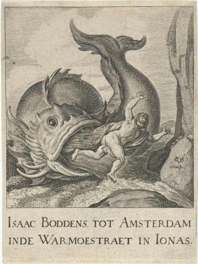 Jonas wird vom Wal ausgespuckt von Cornelis van Dalen (I)