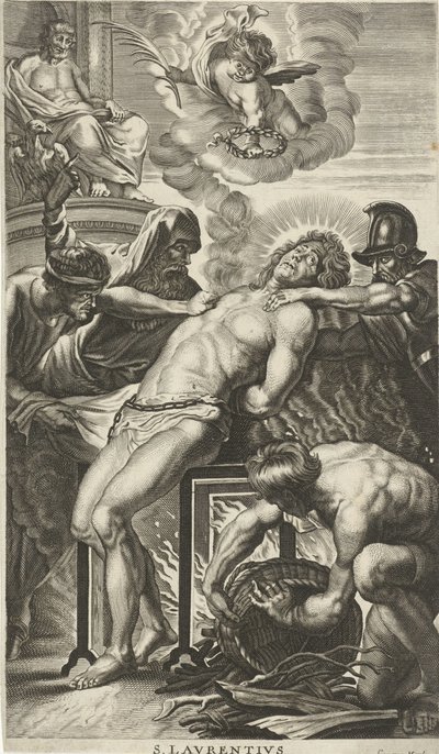 Martyrium des heiligen Laurentius von Cornelis van Merlen
