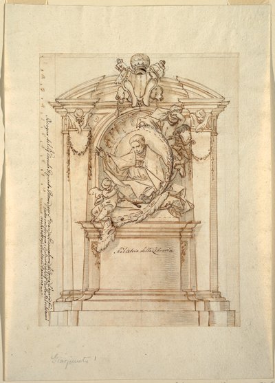 Entwurf für ein Denkmal, ca. 1750 von Corrado Giaquinto