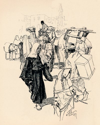 Szene in Bethlehem, 1899 von Corwin Knapp Linson