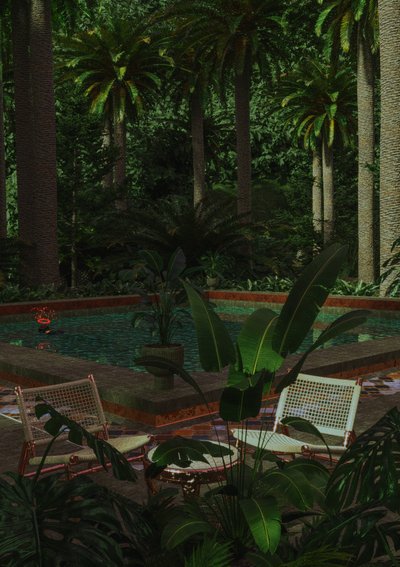 Tropische Pool-Oase von CosmoZach