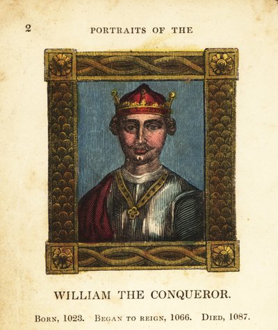 Porträt von König Wilhelm I. dem Eroberer, von England, geboren 1023, begann seine Herrschaft 1066 und starb 1087 von Cosmo Armstrong
