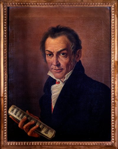 Porträt von Nicola Antonio Zingarelli, italienischer Komponist und Organist. ca. 1800 von Costanzo Angelini