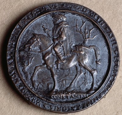 Mehmet II. der Eroberer (Bronzemedaille) von Costanzo da Ferrara