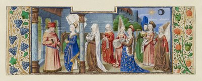 Philosophie präsentiert die sieben freien Künste an Boethius, ca. 1465 von Coëtivy Master