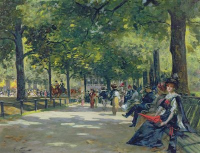 Hyde Park, London von Count Girolamo Pieri Nerli