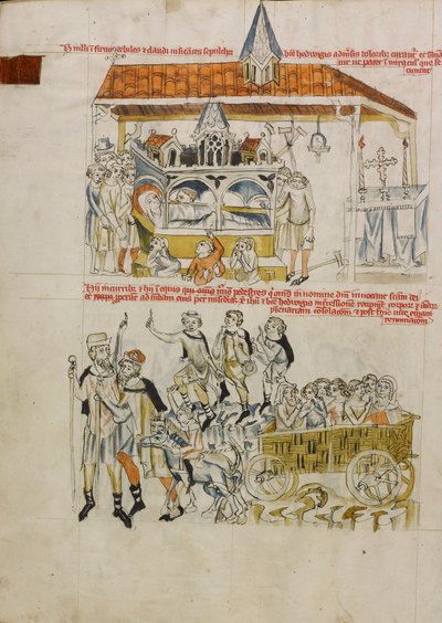 Das Leben der seligen Hedwig von Court workshop of Duke Ludwig I of Liegnitz and Brieg