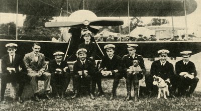 Kommandant Samson vom Royal Flying Corps...Erster Weltkrieg, ca. 1914, ca. 1920 von Cribb