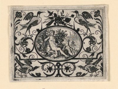 Geruchssinn, Platte aus Quinque sensum typi in usum aurifabroru exarati (Bilder der fünf Sinne, graviert zum Nutzen der Goldschmiede) von Crispijn de Passe the Elder