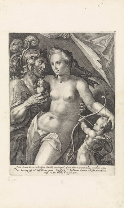 Mars und Venus von Crispijn van de Passe (I)