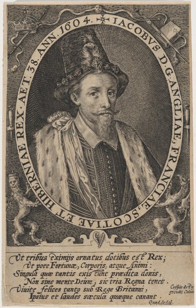 Jakob I., König von England von Crispijn van de Passe I