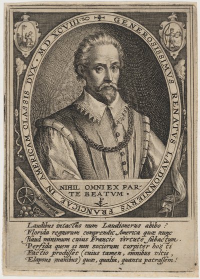 René de Laudonnière von Crispijn van de Passe I