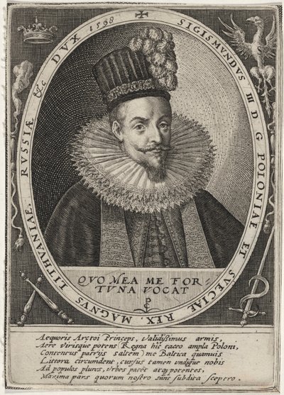 Sigismund III, König von Polen von Crispijn van de Passe I