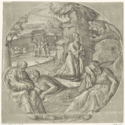 Christus am Ölberg von Crispijn van den Broeck