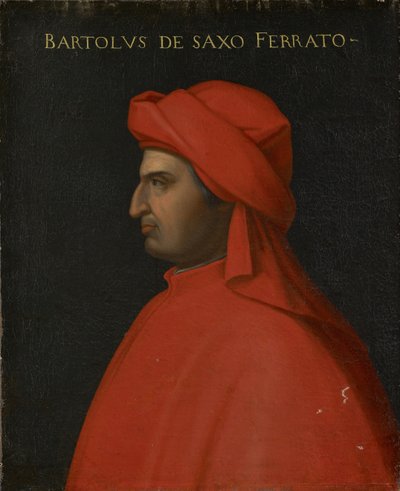 Porträt von Bartolo da Sassoferrato, um 1560 von Cristofano dell Altissimo