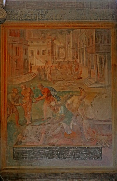 Martyrium und Verstümmelung verschiedener Heiliger von Cristoforo and Tempesta, Antonio Roncalli
