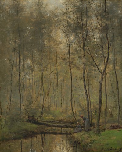 Oever van een rivier von Cesar de Cock