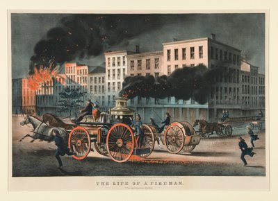 Das Leben eines Feuerwehrmanns / Das Metropolitansystem von Currier and Ives