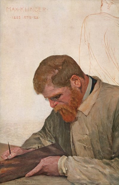 Max Klinger, ca. 1900 von Curt Stoeving