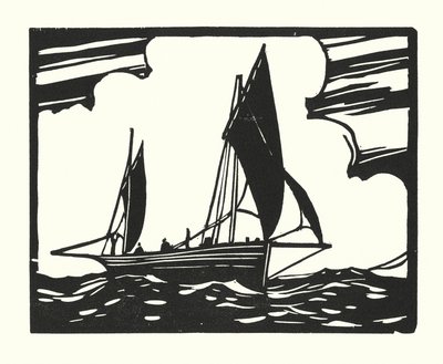 Fischerboote und Lastkähne: Brighton Clinker-Built Lugger von Cyril A. Wilkinson