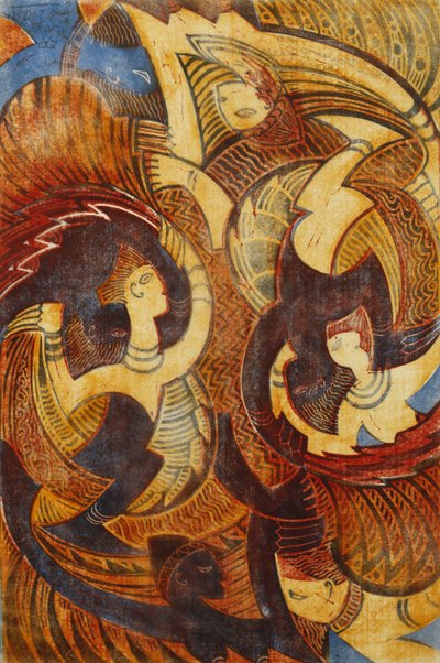 Feuertanz, um 1931 von Cyril Edward Power