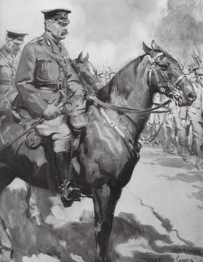 Lord Kitchener inspiziert einen Teil von 