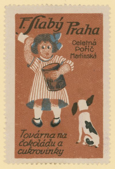 F. Slaby Schokoladen- und Zuckerwarenfabrik, Prag von Czech School