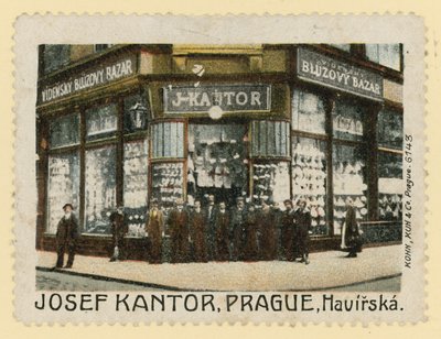 Ladenfront von Josef Kantor, Prag von Czech School