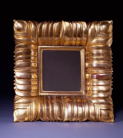 Ein vergoldeter Spiegel, entworfen von Dagobert Peche, ca. 1925 von Dagobert Peche