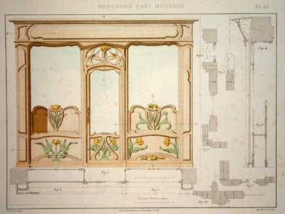 Entwurf für eine Ladenfront, Illustration aus 