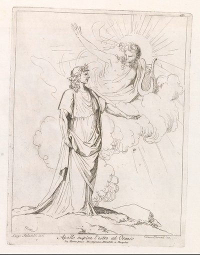 Apollo inspiriert Horatius von Damiano Pernati