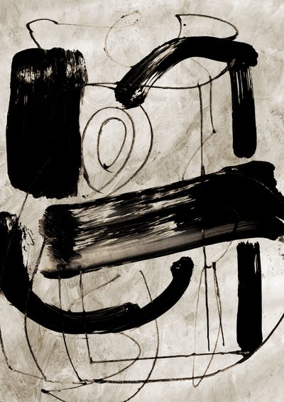 Vintage-Abstrakt von Dan Hobday