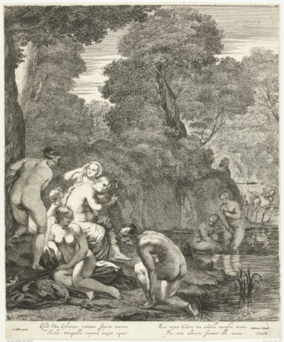 Diana und ihre Nymphen von Actaeon entdeckt von Dancker Danckerts