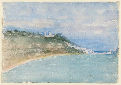 Punkt westlich von Algier, Nordafrika, Reiseskizze, 1896 von Daniel Burnham