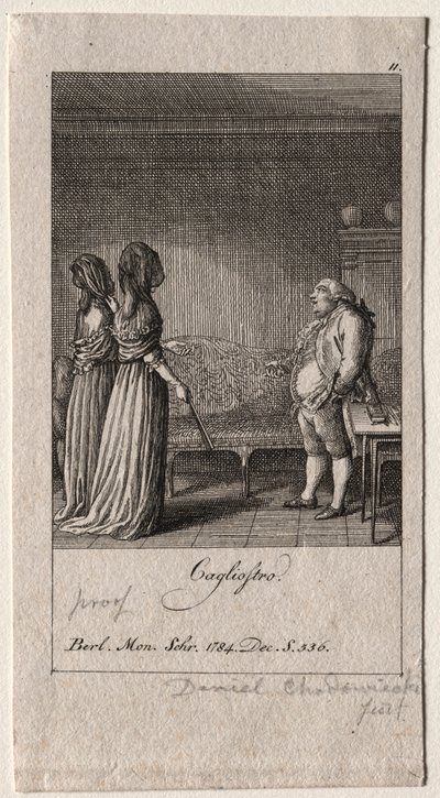 Cagliostro von Daniel Chodowiecki