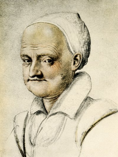 Porträt einer alten Frau von Daniel Dumonstier or Dumoustier