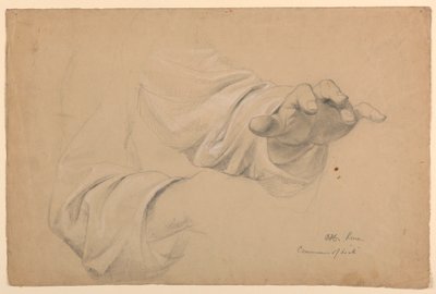 Studie für "Kommunion der t", 1844 von Daniel Huntington