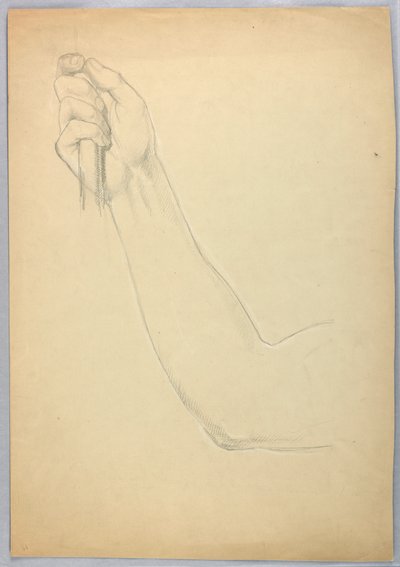 Zeichnung, Studie für ein Duplikat von "C, 1850" von Daniel Huntington