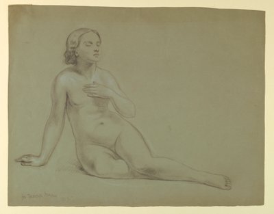 Studie für "Mercys Traum" von Daniel Huntington