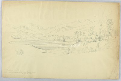 Franconia Notch vom Pemigewasset River in der Nähe des Grafton House von Daniel Huntington