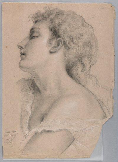 Mrs. B als Frieden, Studie für "Gerechtigkeit und Frieden" von Daniel Huntington