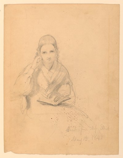 Porträtstudie von Miss Elliott von Daniel Huntington