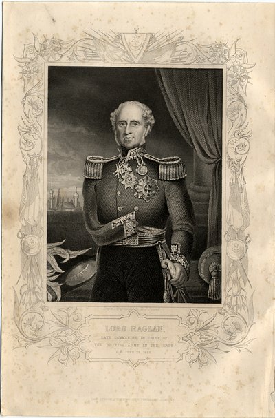 Porträt von Lord Raglan, 1856 von Daniel John Pound